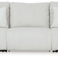 Top Tier - 3-Piece Sectional Sofa With RAF And LAF Recliner - Alloy