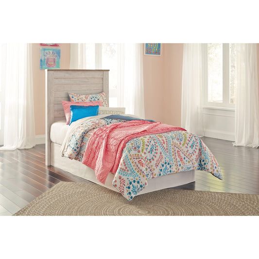 Willowton - Panel Headboard With Bolt On Bed Frame