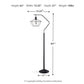 Makeika - Black - Metal Floor Lamp