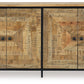 Camney - Brown / Black - Accent Cabinet