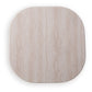 Dolan Creek - Square End Table - Beige / Brown
