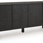 Farrelmore - Black - Accent Cabinet