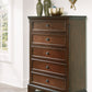 Trellington - Brown - Five Drawer Chest