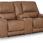 DeepWakes - Power Reclining Loveseat / Console / Adjustable Headrest