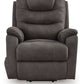 Snowfield - Power Lift Recliner - Gunmetal