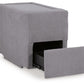 Modmax - Straight Sectional - Granite