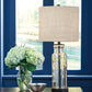 Laurentia - Champagne - Glass Table Lamp