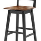 Wildenauer - Tall Swivel Barstool (Set of 2) - Brown / Black