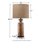 Laurentia - Champagne - Glass Table Lamp