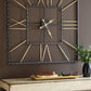 Thames - Wall Clock - Black / Gold Finish - Fraser Furniture & Mattresses