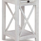 Adalane - Accent Table - White / Gray