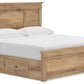 Makidern - Panel Storage Bed