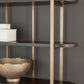 Brentmour - Brown / Gold Finish - Bookcase