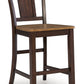 Rylandeen - Barstool (Set of 2) - Light Brown / Dark Brown