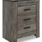 Frandern - Gray - Two Drawer Night Stand