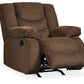 Tulen - Chocolate - Rocker Recliner - Fabric