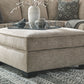 Bovarian - Stone - Ottoman With Storage