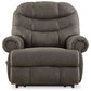 Camera Time - Gunmetal - Zero Wall Recliner - Faux Leather