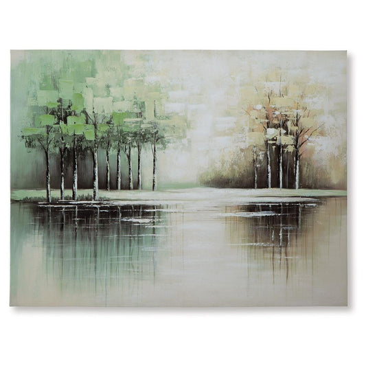 Garlenridge - Green / Tan / White - Wall Art