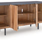 Quintavious - Brown / Charcoal - Accent Cabinet
