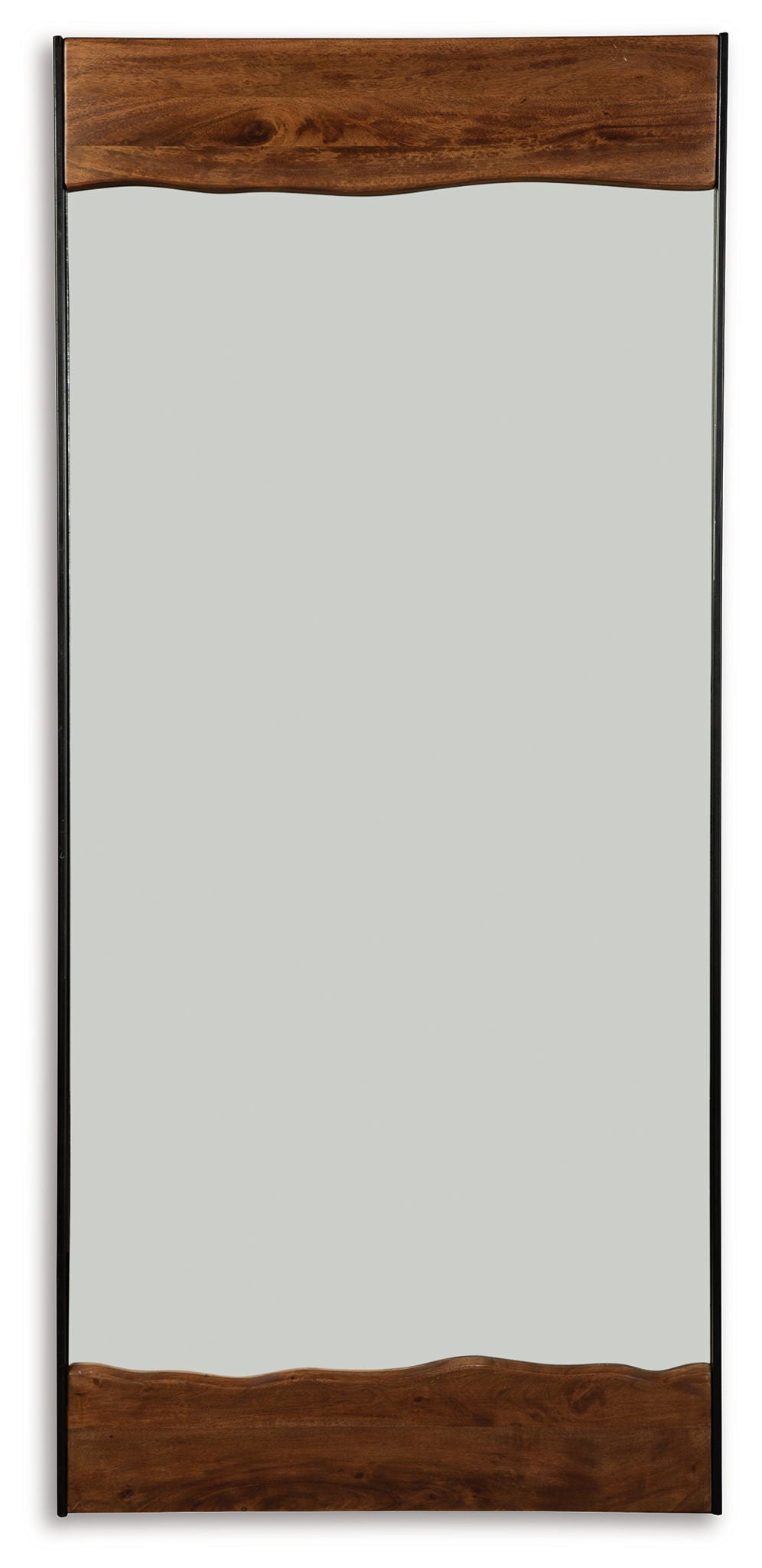 Panchali - Floor Mirror - Brown / Black - Fraser Furniture & Mattresses