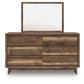 Chirason - Brown - Six Drawer Dresser And Mirror