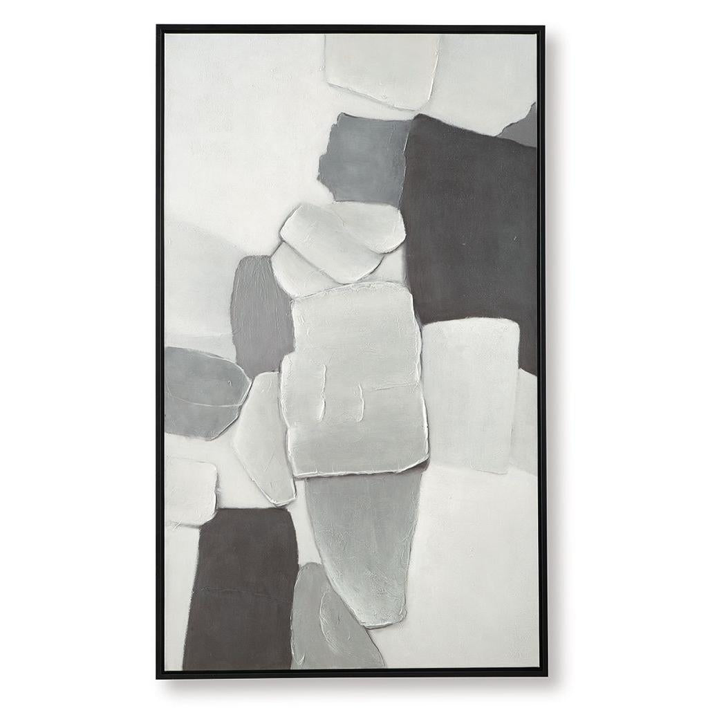 Adilson - Wall Art - White / Gray / Black