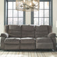 Tulen - Gray - 2 Pc. - Reclining Sofa, Reclining Loveseat