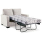 Rannis - Snow - Twin Sofa Sleeper - Fabric