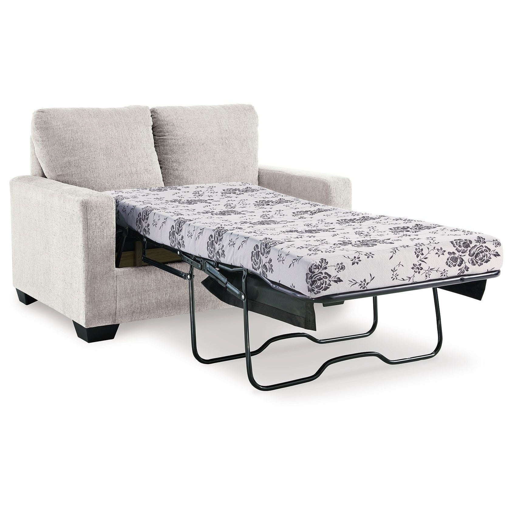Rannis - Snow - Twin Sofa Sleeper - Fabric