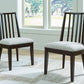 Galliden - Black - Dining Upholstered Side Chair (Set of 2)