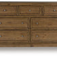 Feddinger - Medium Brown - Dresser