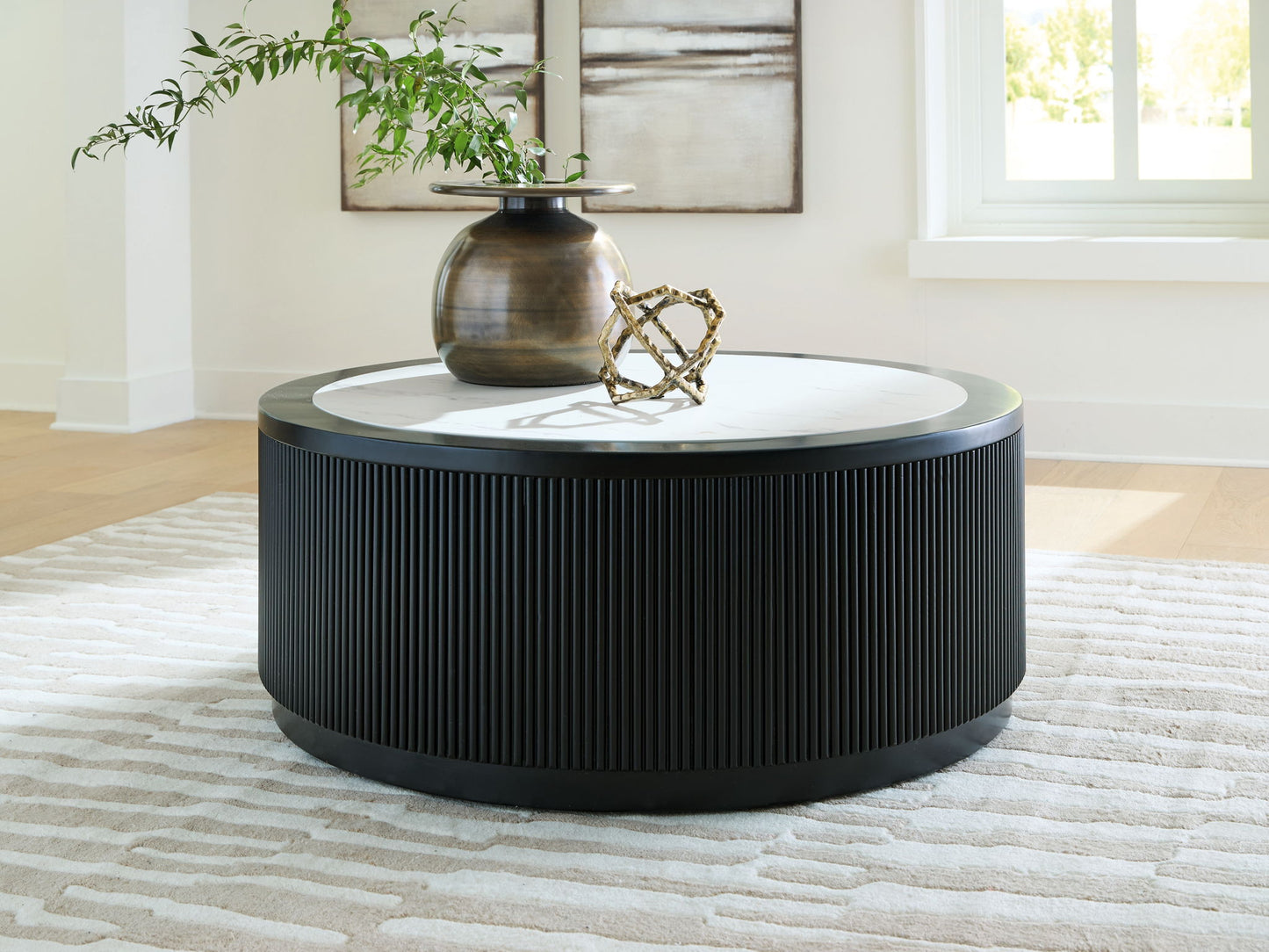Grayman - Round Table - Fraser Furniture & Mattresses