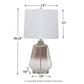 Jaslyn - Pearl Silver Finish - Glass Table Lamp