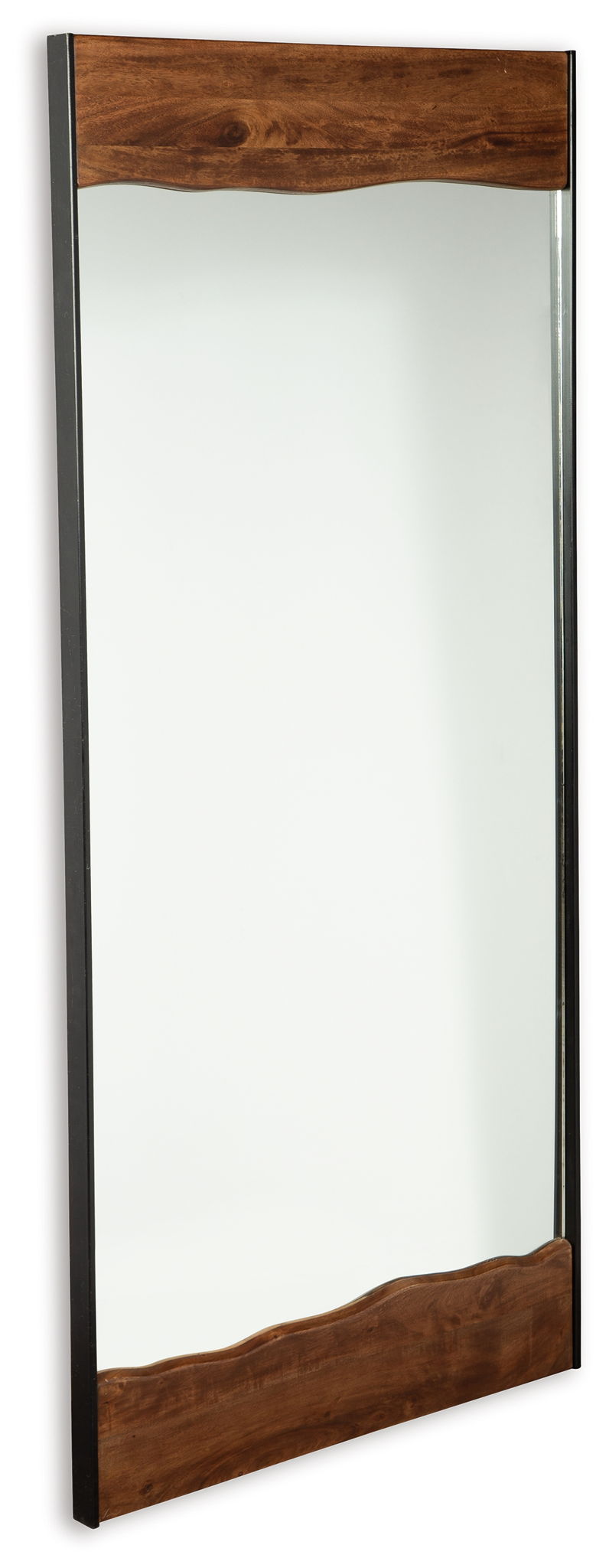 Panchali - Floor Mirror - Brown / Black - Fraser Furniture & Mattresses