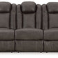 Fyne-dyme - Power Reclining Sofa With Adj Headrest