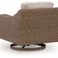 Laguna Heights - Swivel Lounge With Cushion - Beige