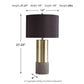 Jacek - Metal Table Lamp - Fraser Furniture & Mattresses