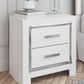 Altyra - White - Two Drawer Night Stand