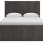 Shaehartin - Queen Panel Platform Bed - Dark Brown