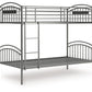 Lanceburg - Twin/Twin Bunk Bed With Ladder - Gray