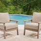 Grover Beach - Lounge Chair With Cushion (Set of 2) - Driftwood