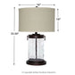 Tailynn - Clear / Bronze Finish - Glass Table Lamp