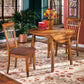 Berringer - Rustic Brown - Round Drm Drop Leaf Table