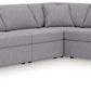 Modmax - L-Shaped Sectional - Granite