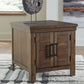 Moriville - Grayish Brown - Rectangular End Table