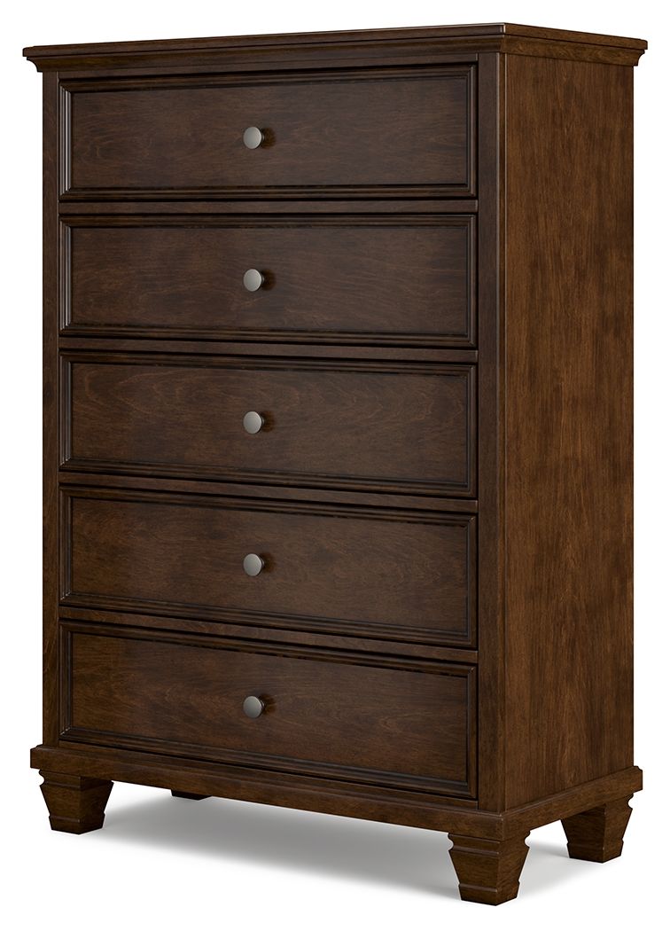 Danabrin - Brown - Five Drawer Chest