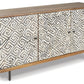 Kerrings - Accent Cabinet - Brown / Black / White - Fraser Furniture & Mattresses