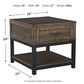 Johurst - Grayish Brown - Rectangular End Table