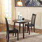 Hammis - Round DRM Drop Leaf Table - Dark Brown - Fraser Furniture & Mattresses
